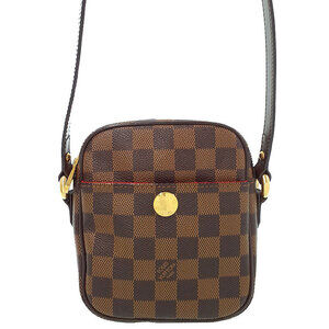 Louis Vuitton Damier Ebene Brown Rift Shoulder Bag